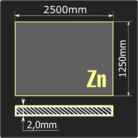 Лист оцинкованный 2,0*1250*2500 ст.08пс ММК ГОСТ 9045-93 Лист оцинкованный 2,0*1250*2500 ст.08пс ММК ГОСТ 9045-93