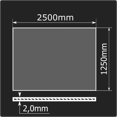 Лист горячекатаный 2,0*1250*2500 ст.3сп Феррум ГОСТ 16523-97 Лист горячекатаный 2,0*1250*2500 ст.3сп Феррум ГОСТ 16523-97
